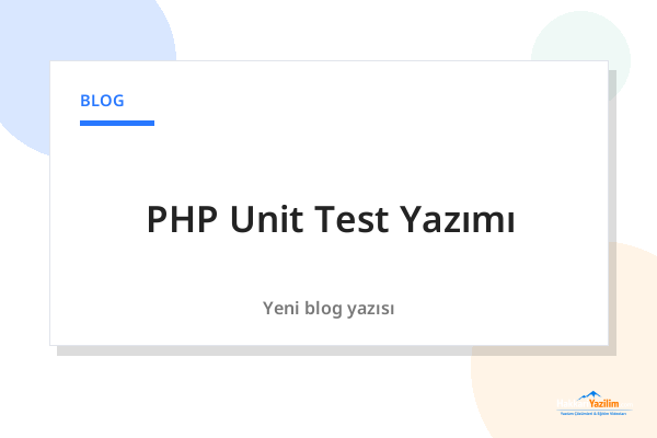 PHP Unit Test Yazımı kapak görseli