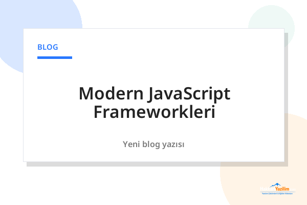 Modern JavaScript Frameworkleri kapak görseli