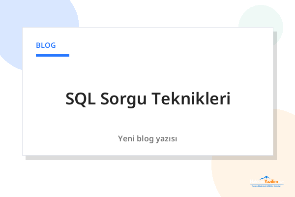 SQL Sorgu Teknikleri kapak görseli