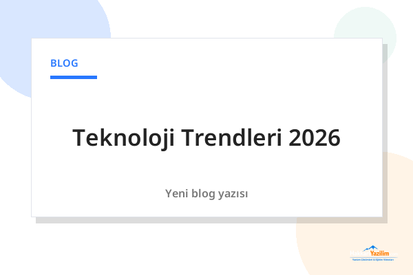 Teknoloji Trendleri 2026 kapak görseli