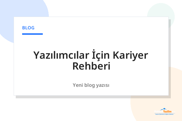 Yazılımcılar İçin Kariyer Rehberi kapak görseli