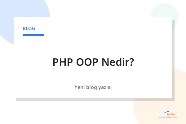 PHP OOP Nedir? kapak görseli