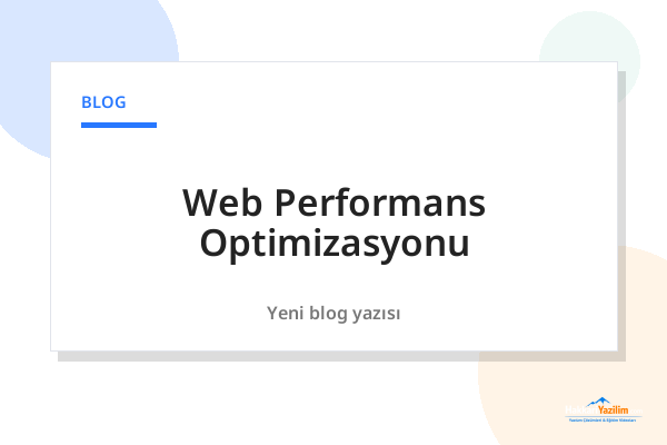 Web Performans Optimizasyonu kapak görseli