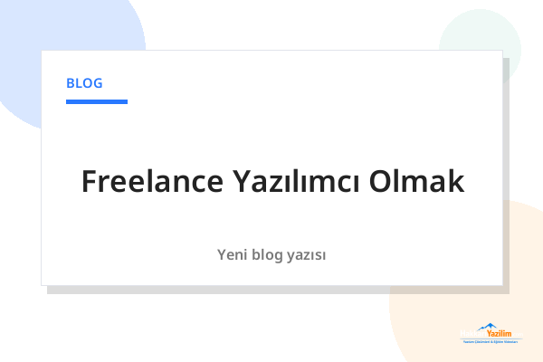 Freelance Yazılımcı Olmak kapak görseli