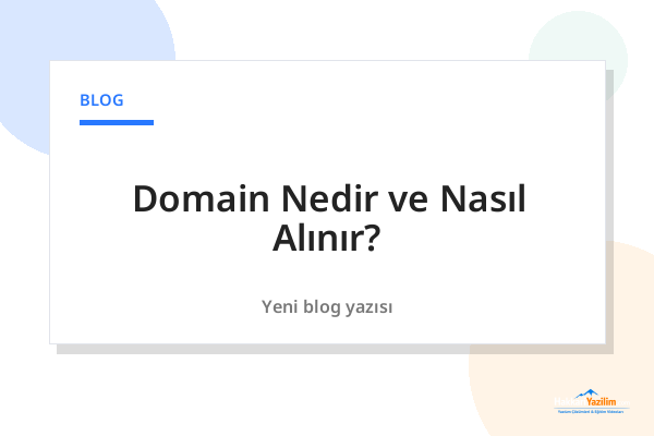 Domain Nedir ve Nasıl Alınır? kapak görseli