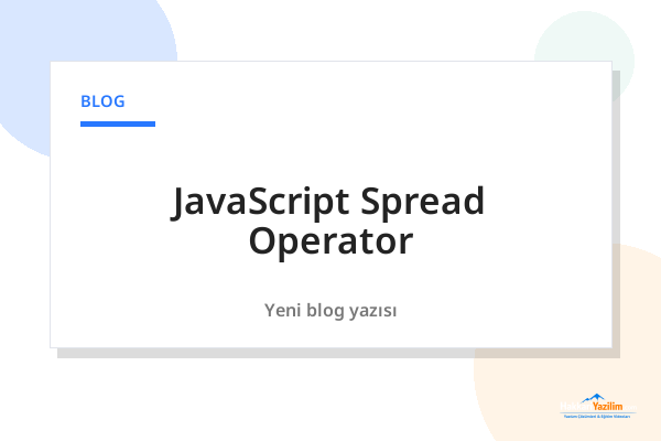 JavaScript Spread Operator kapak görseli