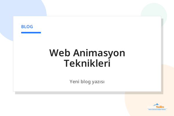 Web Animasyon Teknikleri kapak görseli