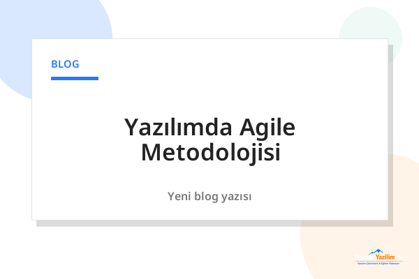 Yazılımda Agile Metodolojisi kapak görseli