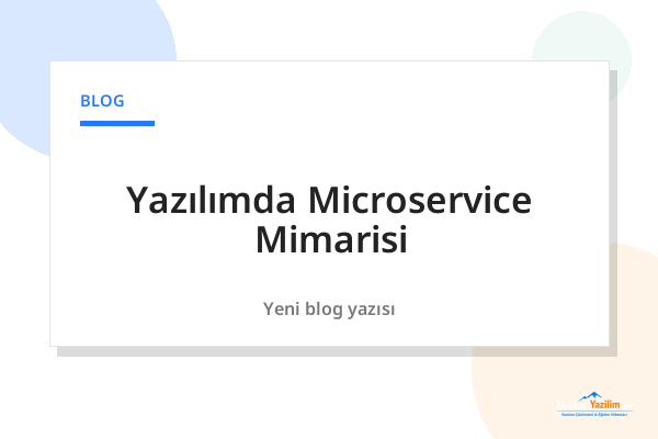 Yazılımda Microservice Mimarisi kapak görseli