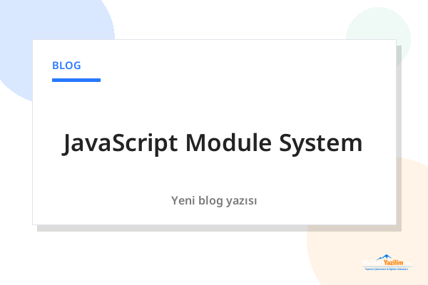 JavaScript Module System kapak görseli