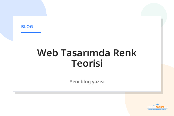 Web Tasarımda Renk Teorisi kapak görseli
